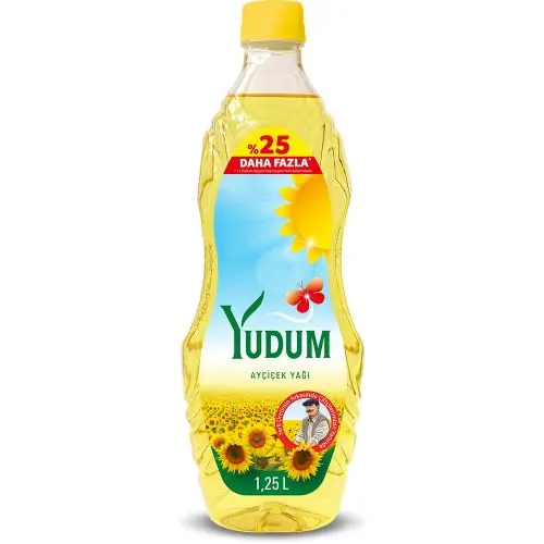 Yudum Ayçiçek Yağı 1.25 Lt