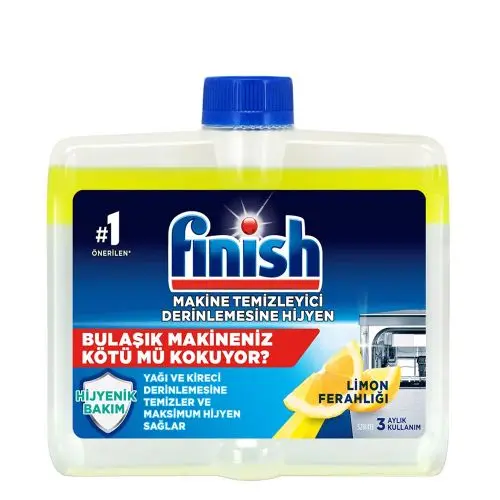 Finish Çift Etkili Makine Temizleyici Limon 250 Ml