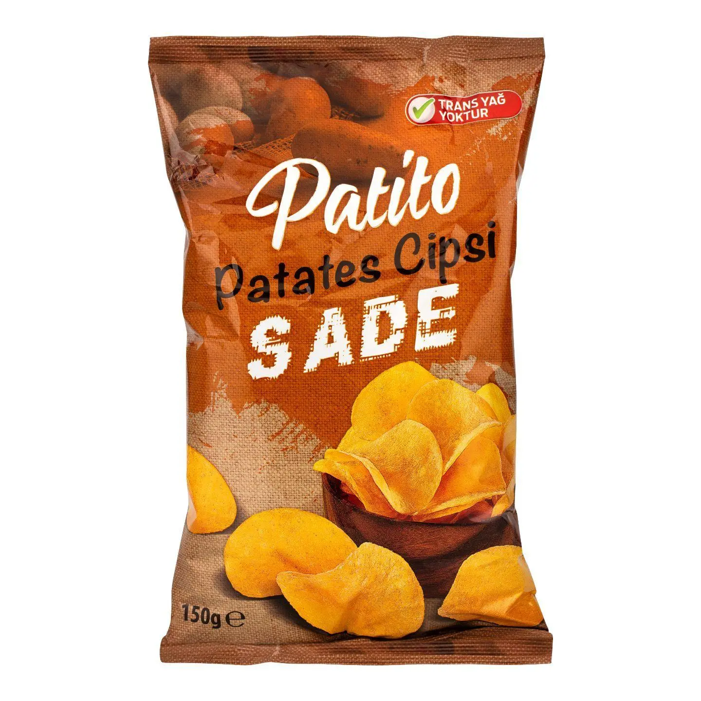 Patito Patates Cipsi Sade 150 Gr Ketçap 135 Gr