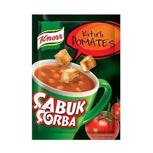 Knorr Çabuk Çorba Çıtır Acılı Domates 22 Gr