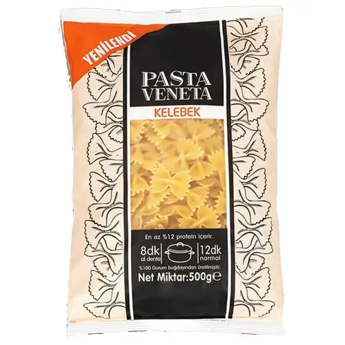Pasta Veneta Burgu ve Kelebek Makarna 500 Gr