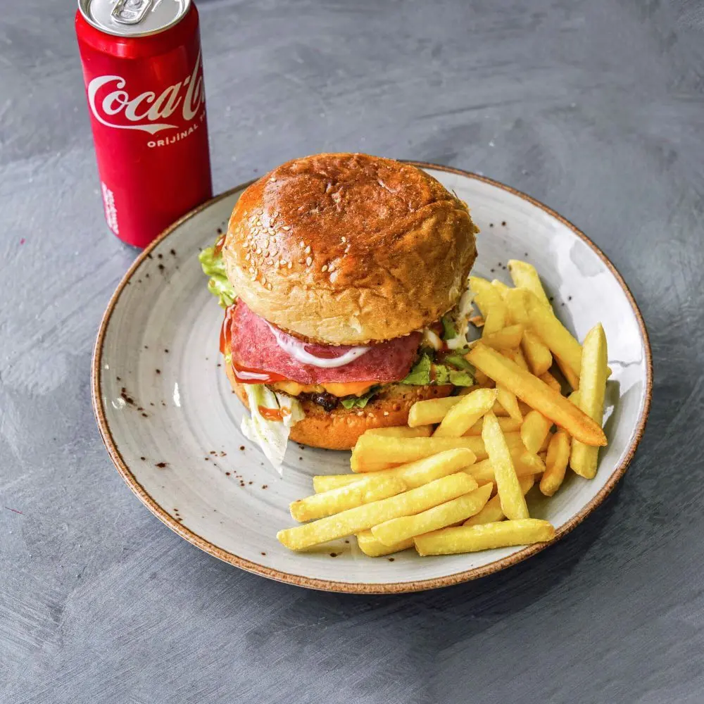 Cheeseburger Box Menü
