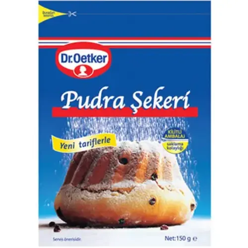 Dr. Oetker Pudra Şekeri Kilitli 150 Gr