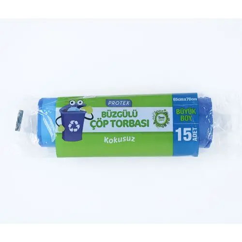 Protex Cop Torbasi Buzgulu 65*70 Cm 15li Adet
