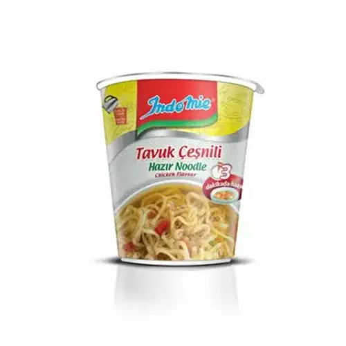 Indomie Tavuk Çeşnili Noodle (Bardak) 60 Gr