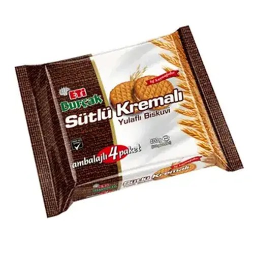 Eti Burçak Sütlü Kremalı 4'lü 400 Gr