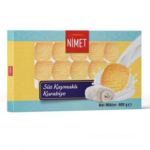 Nimet Kurabiye Süt Kaymaklı 400 Gr