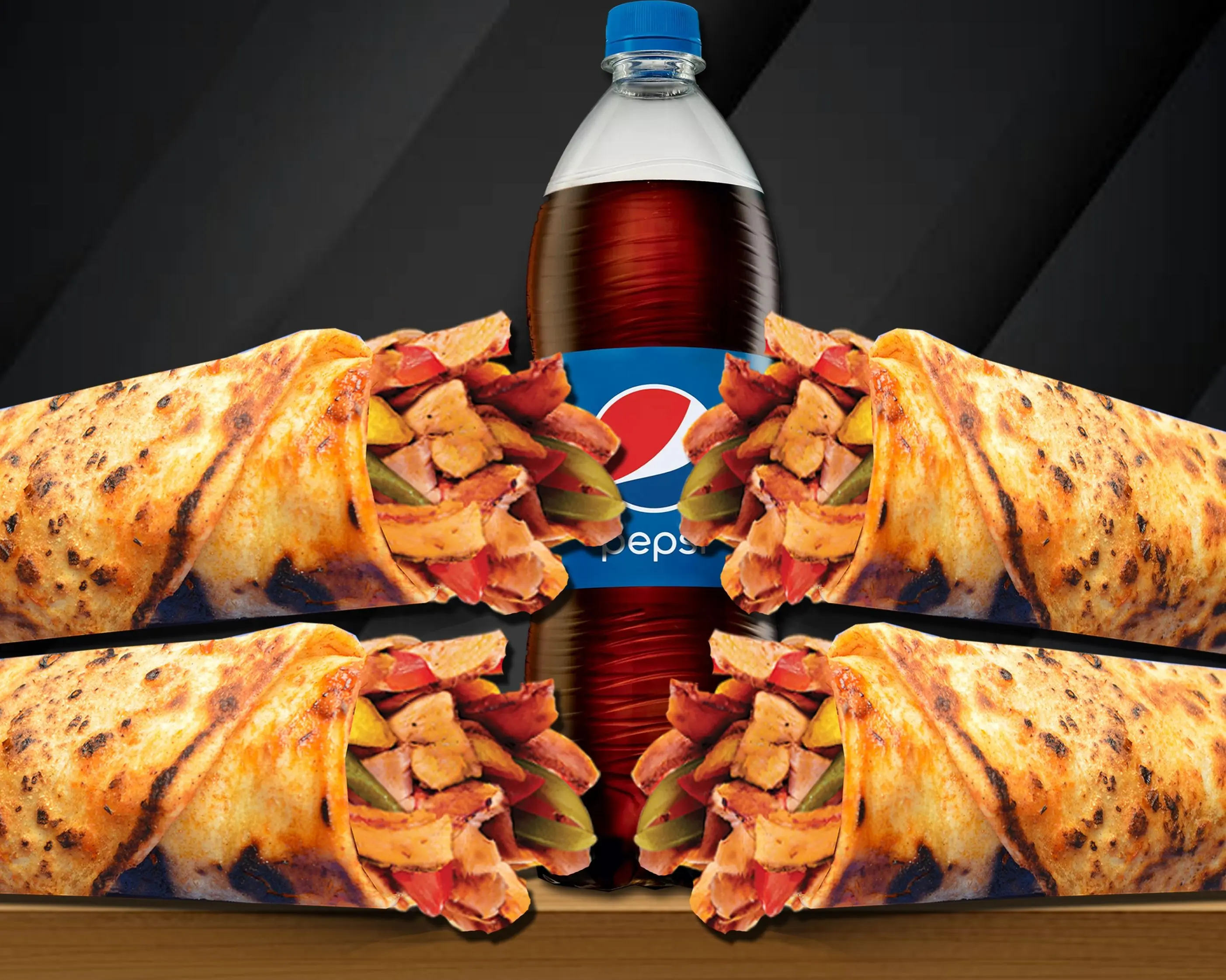 4'Lü Tavuk Döner Dürüm Menü