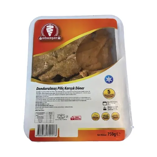 Dondurulmuş Döner Piliç 750 G Dönerşah
