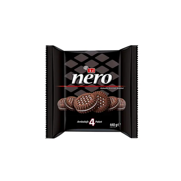 Eti Nero Daha Kakaolu 4lü 440 Gr