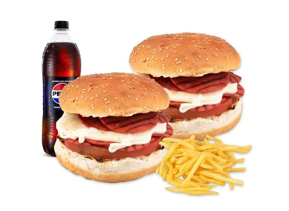 2'li İso Karşıyaka Burger Menü