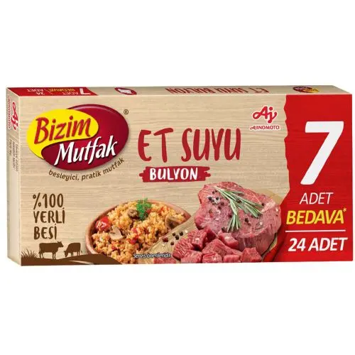 Bizim Mutfak Yerli Besi Et Bulyon 24x10 Gr