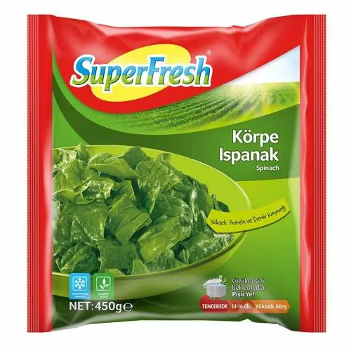 Superfresh Dondurulmuş Ispanak 450 Gr