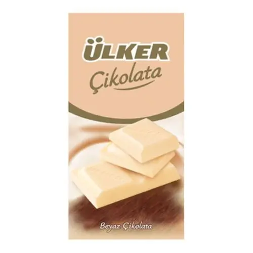 Ülker Tablet Çikolata Beyaz 70 Gr