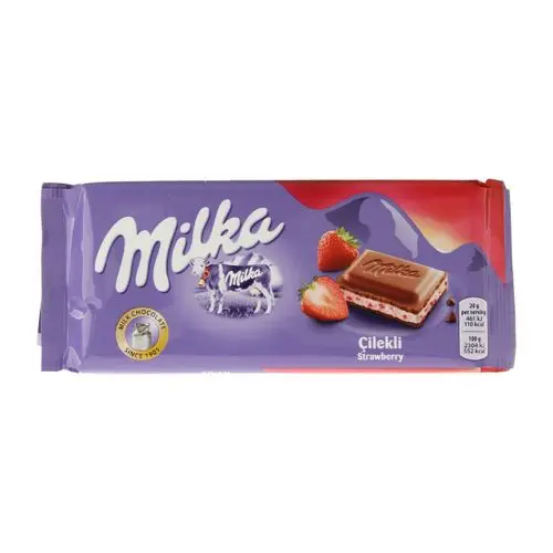 Mılka Çilekli Yoğurtlu Çikolata 100 G