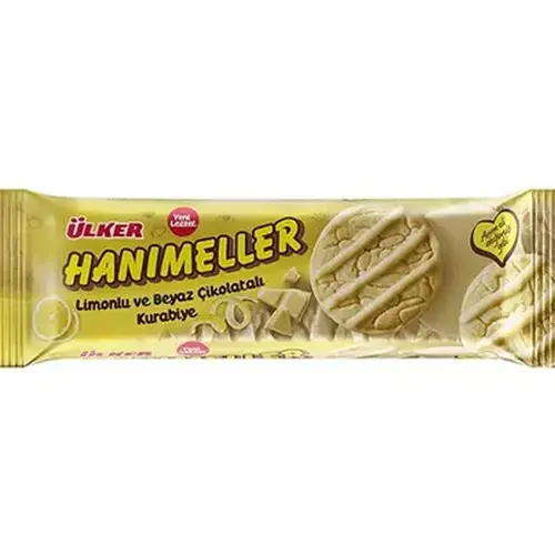 Ülker Hanımeller Limonlu Beyaz Çikolata Kurabiye 138 Gr
