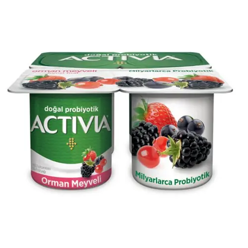 Actıvıa Probiyotik Yoğurt Orman Meyvelı 4*100 G