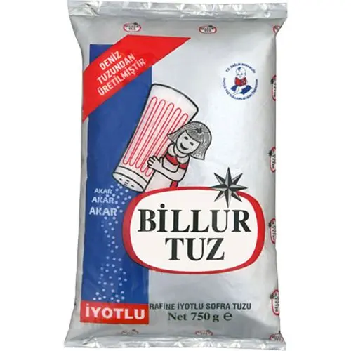 Billur Tuz İyotlu 750 Gr