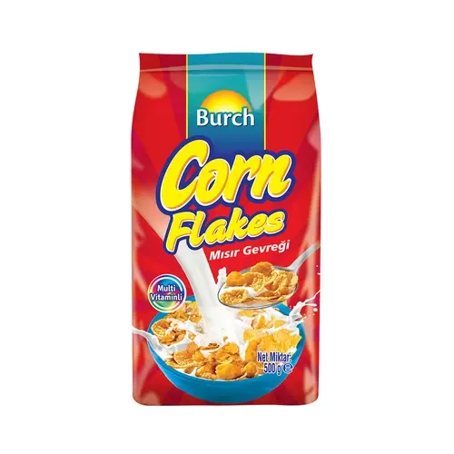 Burch Mısır Gevreği Sade 500 Gr
