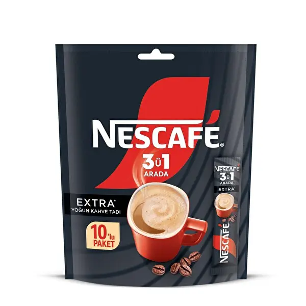 Nescafe 3ü1 Arada Extra Paket 10 * 16.5 Gr
