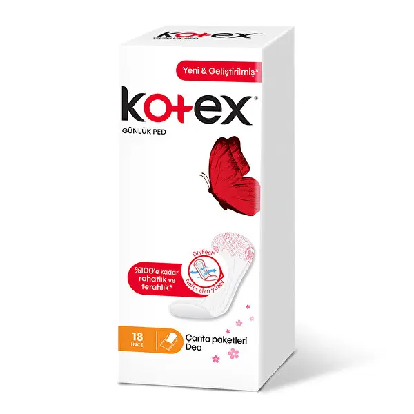Kotex İnce Günlük Parfümlü 18 Adet