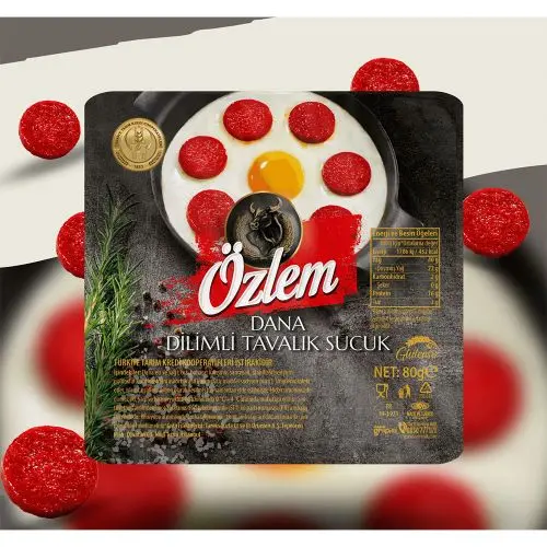 Özlem Dana Dilimli Tavalık Sucuk 80 G