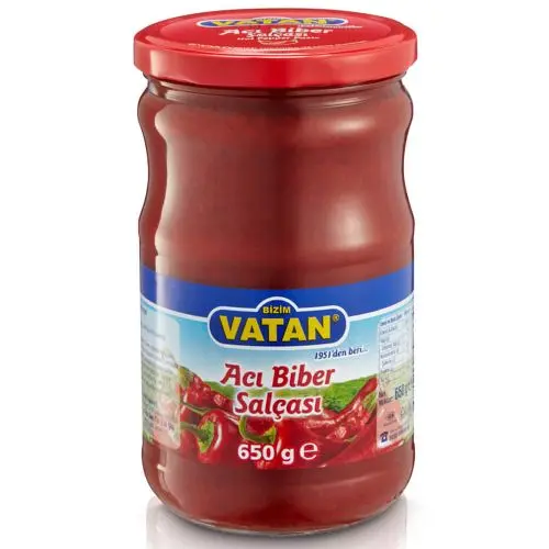 Acı Biber Salçası 650 G Bizim Vatan