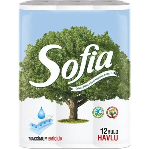 Sofia Havlu 12 Adet