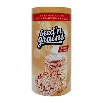 Seedn Grains Karabuğday Patlağı 125 Gr