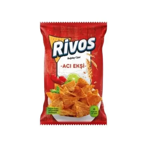 Rivos Acı Ekşi Buğday Cipsi 56 Gr