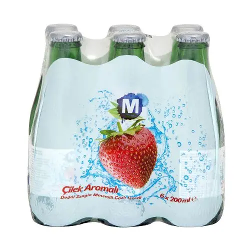 Migros Çilek Doğl.zengin Mineralli Içecek 6*200 Ml