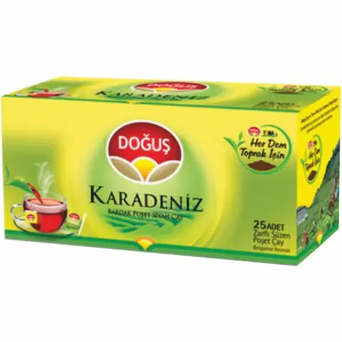 Doğuş Karadeniz Bardak Poşet Çay 25li 50 G