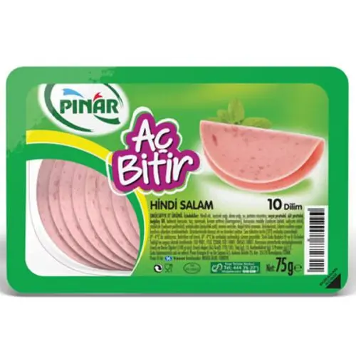 Pınar Lezzet Keyfi Salam Hindi 75 Gr