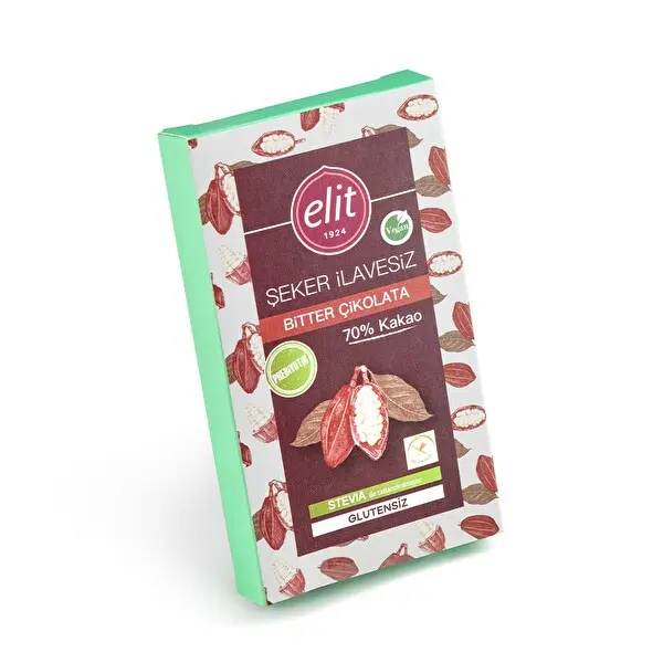 Elit Fındk.şeker Ilavsz.prebiyotik Bitter Çik.60 G