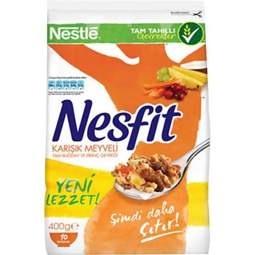 Nesfit Karışık Meyveli Gevrek %20 Promos.ürün 480g