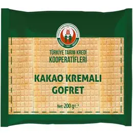 Tarım Kredi Gofret Kakaolu Kremalı 200 Gr