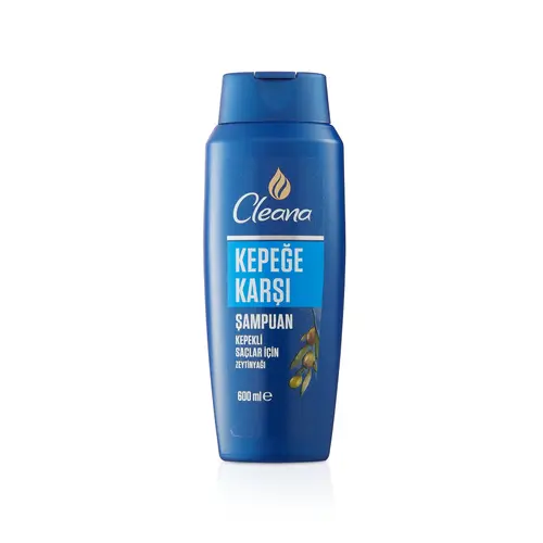 Cleana Şampuan Kepeğe Karşı Zeytinyağlı 600 Ml
