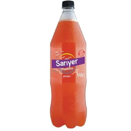 Gazlı içecek Şekersiz Mandalina 1.5 L Sarıyer