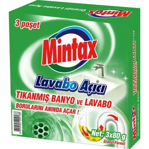 Mintax Lavabo Açıcı 3*70 Gr