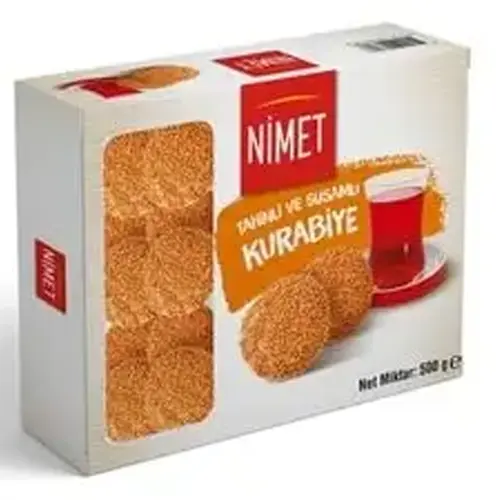 Nimet Kurabiye Tahinli Susamlı 500 Gr