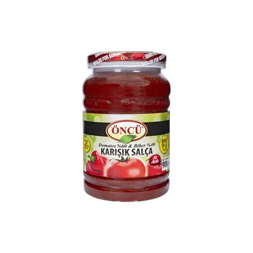 Öncü Domates Biber Karışık Salça 900 Gr