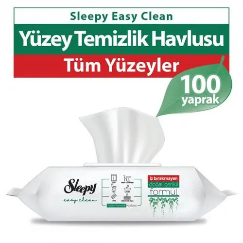 Sleepy Yüzey Temizleme Havlusu 100 Adet
