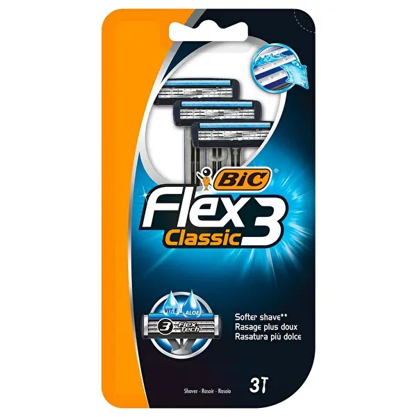 Bic Flex3 Classic 3 Bıçaklı 3lü