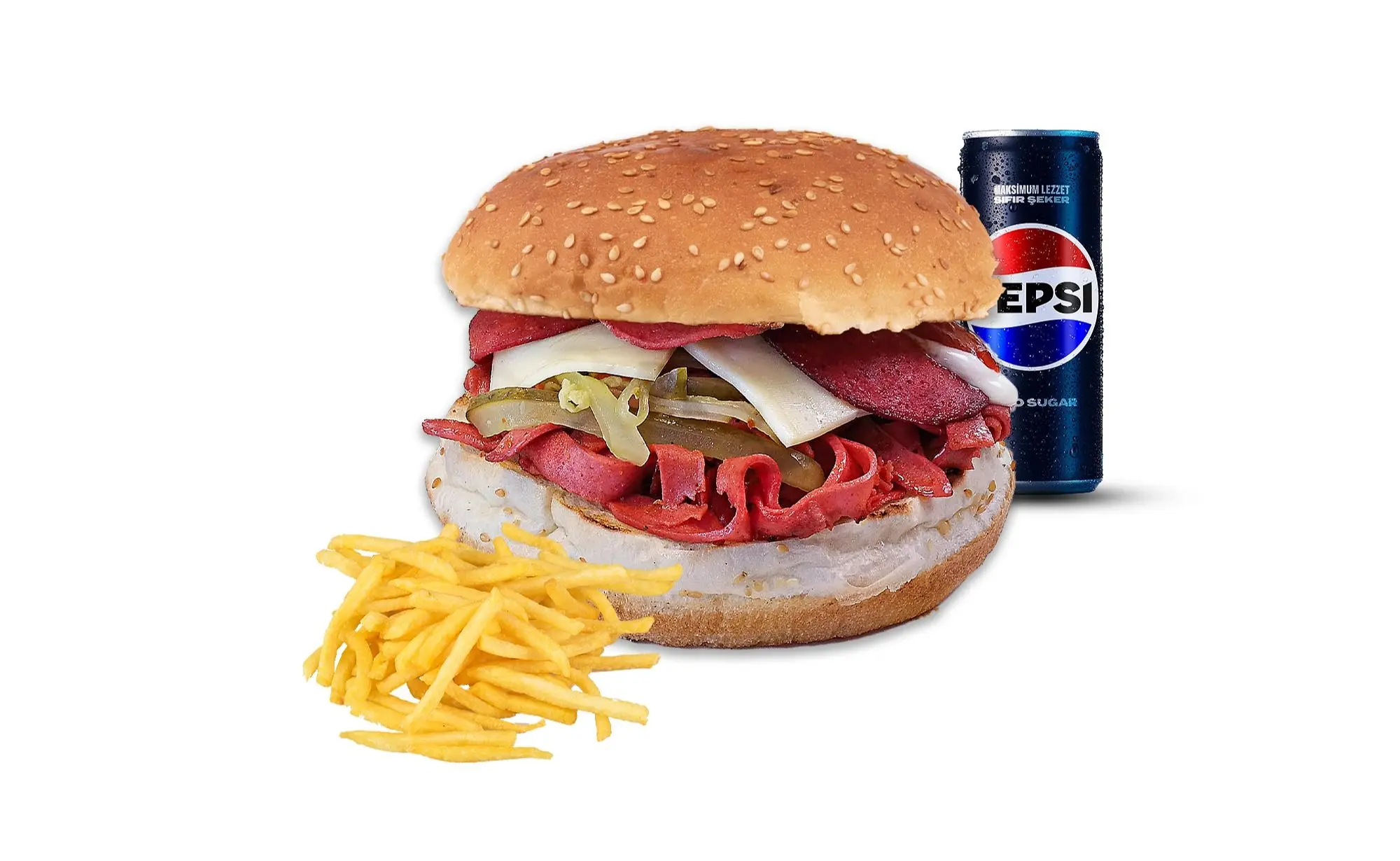 İso Acılı Burger Menü