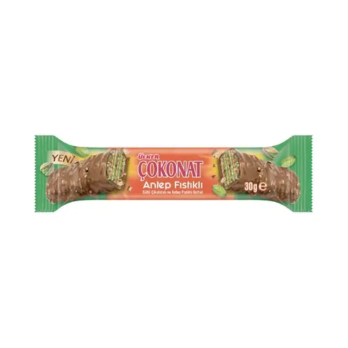 Çokonat Gofret Antep Fıstıklı Çikolatalı 30 GR