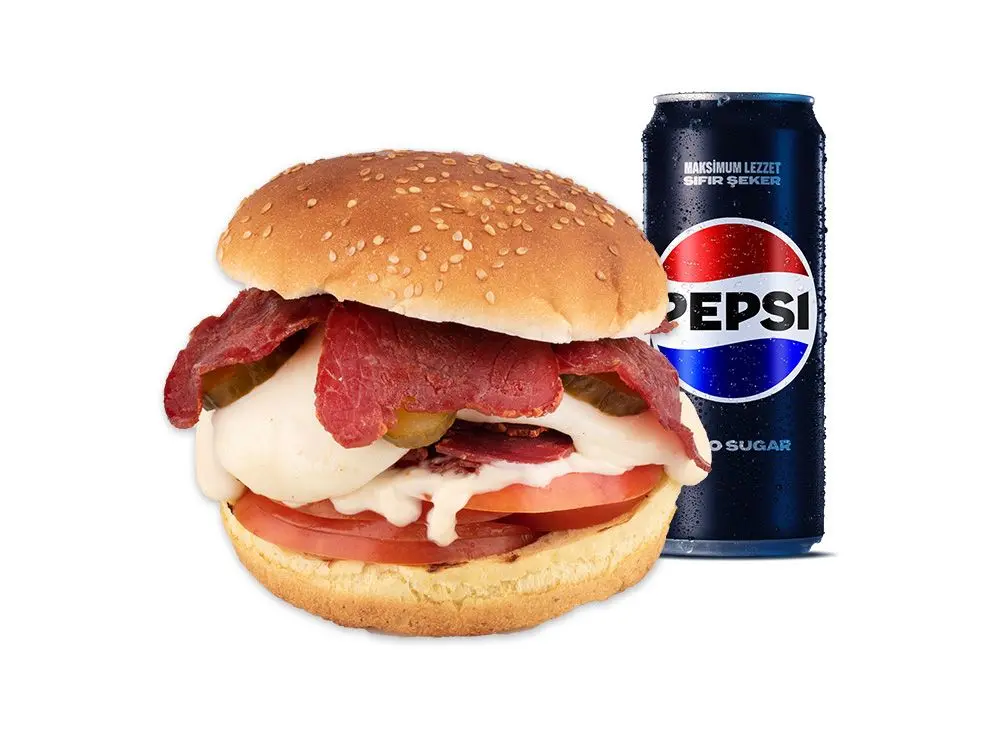 İso Pastırmalı Burger Menü