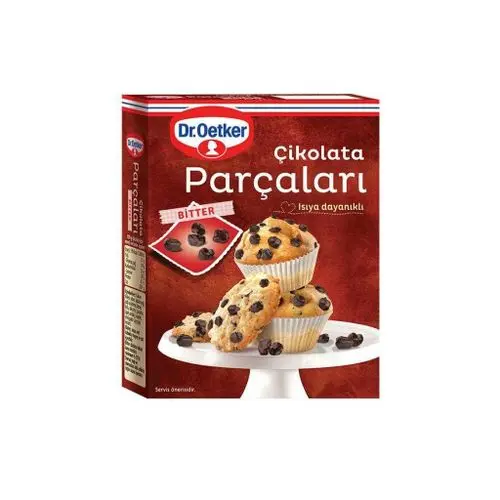 Dr. Oetker Bitter Çikolata Parçaları 70 Gr
