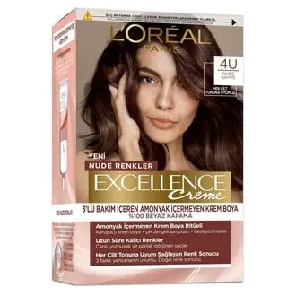 Excellence Cream Nude 4u Kahve Saç Boyası 192ml