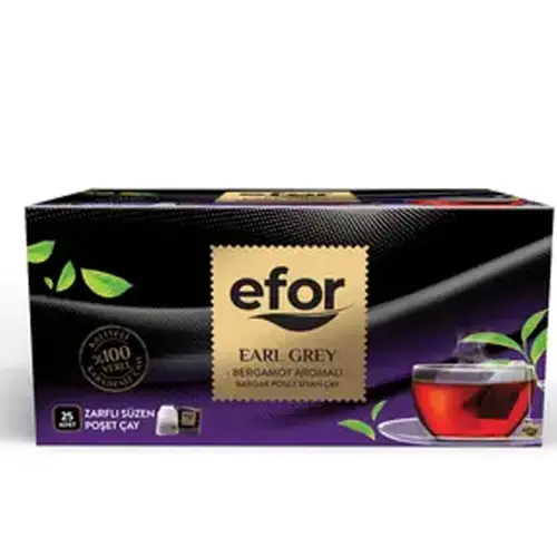 Efor Early Grey Süzen Poşet Çay 25*2 Gr