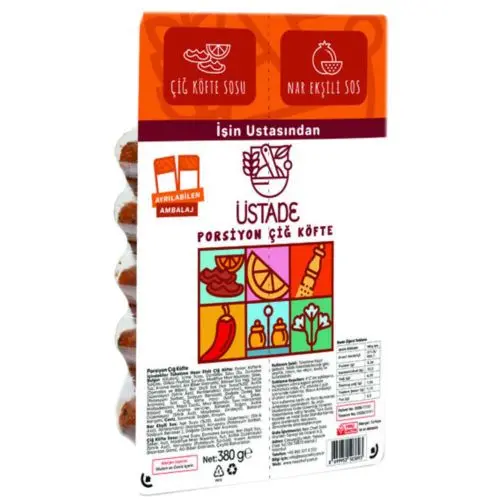 Üstade Porsiyon Çiğ Köfte 380 Gr